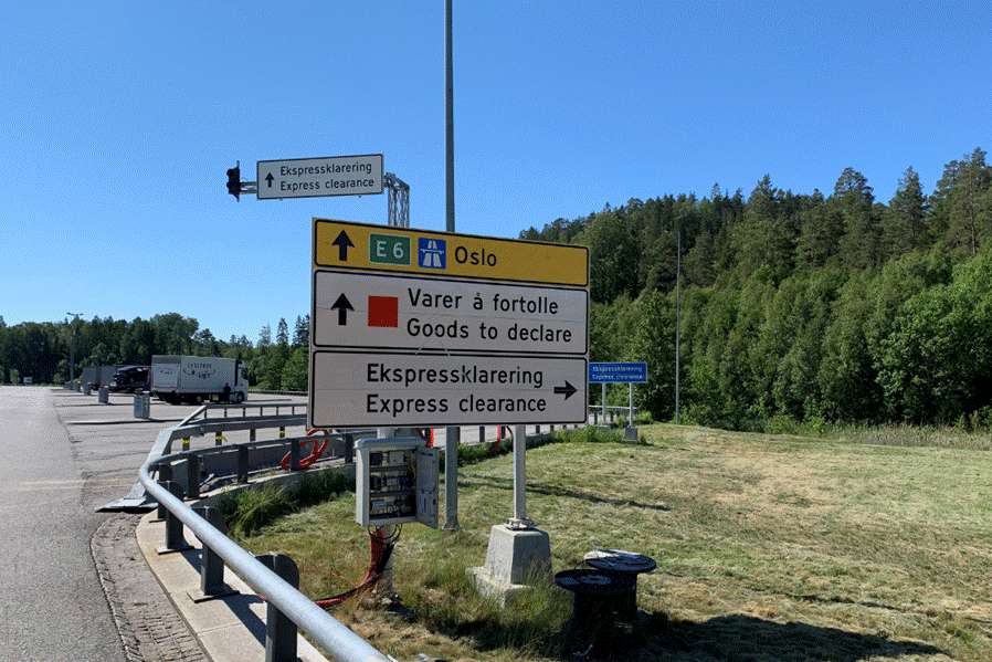 Ekspressfil på Svinesund